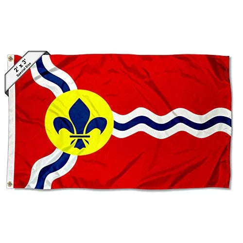 Sports Flags Pennants Company City of St Louis 2x3 Flag - 757 Sports Collectibles