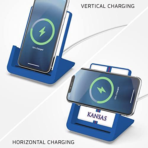 SOAR NCAA Wireless Charging Stand V.4, Kansas Jayhawks - 757 Sports Collectibles