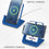 SOAR NCAA Wireless Charging Stand V.4, Kansas Jayhawks - 757 Sports Collectibles