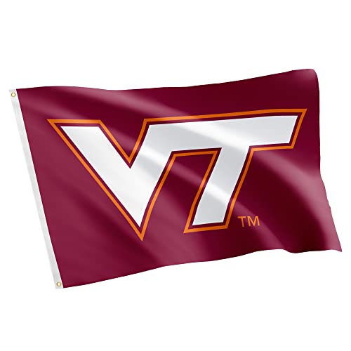 Desert Cactus Virginia Tech Flag Hokies VT Flags Banners 100% Polyester Indoor Outdoor 3x5 (Style 1) - 757 Sports Collectibles