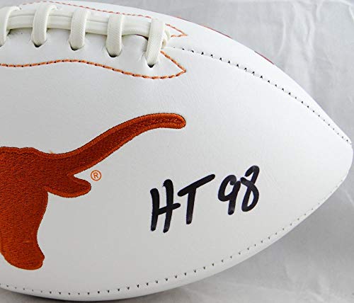 Ricky Williams Autographed Texas Longhorns Logo Football w/HT 98- JSA W Authenticated - 757 Sports Collectibles