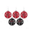 FOCO Atlanta Falcons NFL 5 Pack Shatterproof Ball Ornament Set - 757 Sports Collectibles