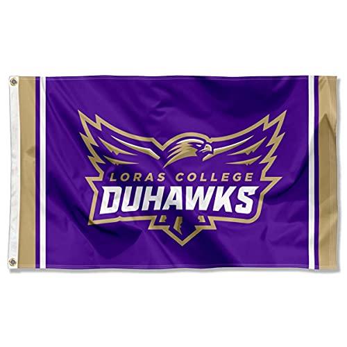 College Flags & Banners Co. Loras Duhawks 3x5 Foot Flag - 757 Sports Collectibles