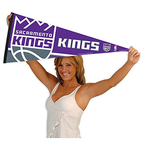 WinCraft Sacramento Kings Pennant Full Size 12" X 30" - 757 Sports Collectibles