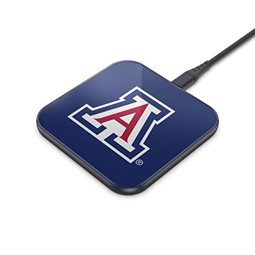 NCAA Arizona Wildcats Wireless Charging Pad, White - 757 Sports Collectibles