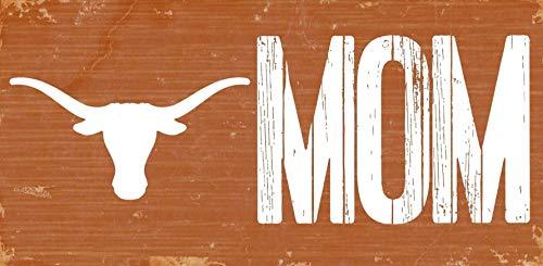 Fan Creations NCAA Texas Longhorns Unisex University of Texas MOM Sign, Team Color, 6 x 12 - 757 Sports Collectibles