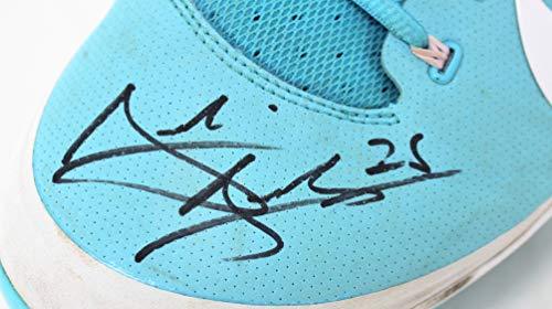 D-Backs Archie Bradley Signed 2018 Game Used Blue Nike Air Clipper Cleats BAS - 757 Sports Collectibles