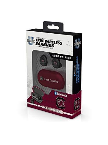 NCAA South Carolina Fighting Gamecocks True Wireless Earbuds, Team Color - 757 Sports Collectibles