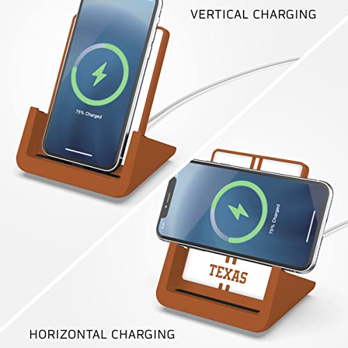 SOAR NCAA Wireless Charging Stand V.4, Texas Longhorns - 757 Sports Collectibles
