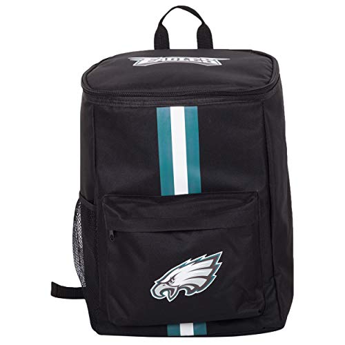 FOCO Cooler Backpack – Portable Soft Sided Ice Chest – Insulated Bag Holds 36 Cans (Philadelphia Eagles) - 757 Sports Collectibles
