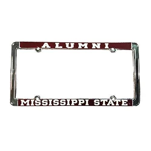 Mississippi State University License Plate Frame - Alumni - 757 Sports Collectibles