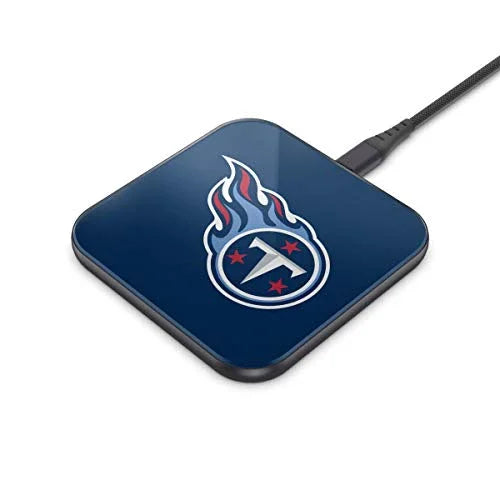 NFL Tennessee Titans Wireless Charging Pad, White - 757 Sports Collectibles