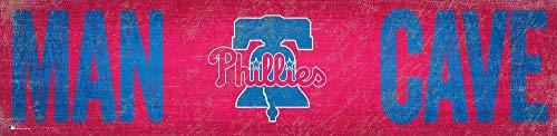 Fan Creations MLB Philadelphia Phillies Unisex Philadelphia Phillies Man Cave 6x24 Sign, Team, 6 x 24 - 757 Sports Collectibles