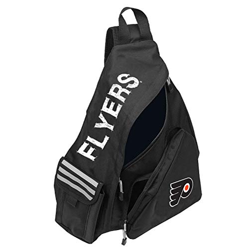 NHL Philadelphia Flyers "Leadoff" Sling Backpack, 20" x 9" x 15" - 757 Sports Collectibles