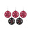 FOCO Arizona Cardinals NFL 5 Pack Shatterproof Ball Ornament Set - 757 Sports Collectibles