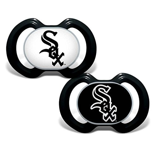 Baby Fanatic Chicago White Sox Pacifier 2-Pack - 757 Sports Collectibles