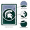 Team Sports America NCAA Double Sided Michigan State University House Flag Officially Licensed Sports Flag for Home Office Yard Sports Gift - 757 Sports Collectibles