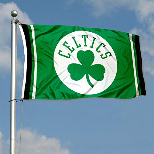 WinCraft Boston Celtics Shamrock Logo Flag and Banner - 757 Sports Collectibles