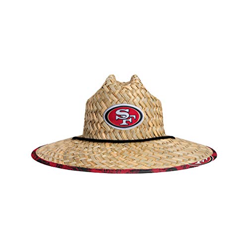 San Francisco 49ers NFL Floral Straw Hat - 757 Sports Collectibles