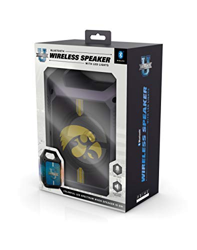 NCAA Iowa Hawkeyes ShockBox XL Wireless Bluetooth Speaker, Team Color - 757 Sports Collectibles