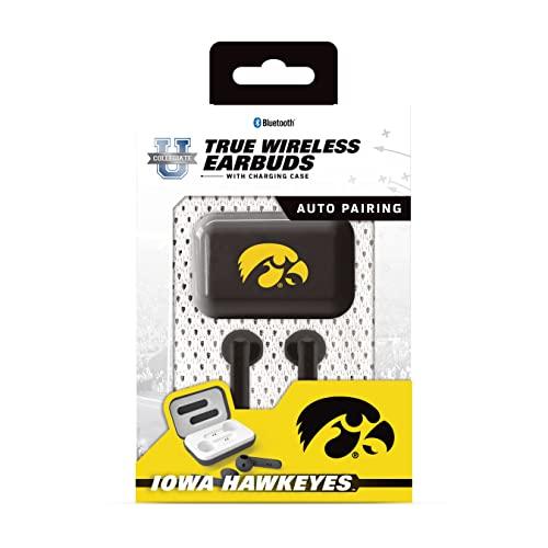 SOAR NCAA True Wireless Earbuds V.4, Iowa Hawkeyes - 757 Sports Collectibles