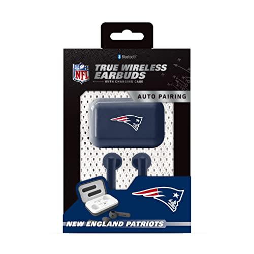 SOAR NFL True Wireless Earbuds V.4, New England Patriots - 757 Sports Collectibles