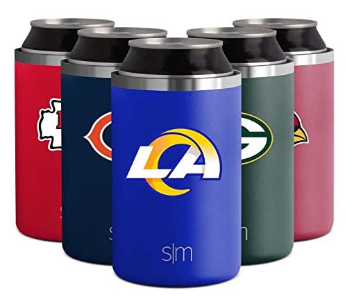 Simple Modern NFL Los Angeles Rams Insulated Ranger Can Cooler, for Standard Cans - Beer, Soda, Sparkling Water and More - 757 Sports Collectibles