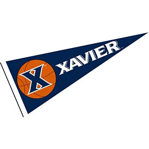 College Flags & Banners Co. Xavier University Basketball Pennant - 757 Sports Collectibles