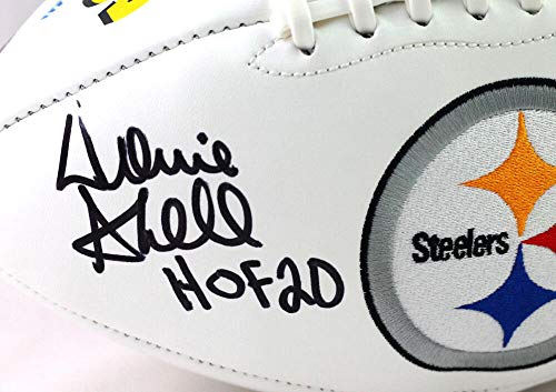 Donnie Shell Autographed Pittsburgh Steelers Logo Football w/HOF - Beckett W Auth - 757 Sports Collectibles