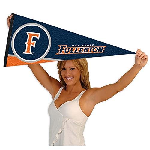 College Flags & Banners Co. Cal State Fullerton Pennant Full Size Felt - 757 Sports Collectibles
