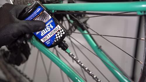 Finish Line 1-Step Bicycle Chain Cleaner & Lubricant 4oz Squeeze Bottle - 757 Sports Collectibles