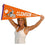 College Flags & Banners Co. Clemson Full Size Football Helmet Pennant - 757 Sports Collectibles