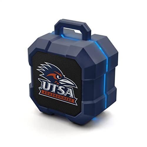 NCAA Texas San Antonio Roadrunners Shockbox LED Wireless Bluetooth Speaker, Team Color - 757 Sports Collectibles