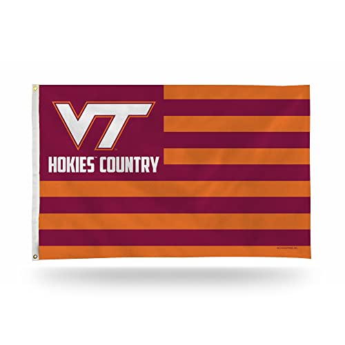 Rico Industries NCAA Virginia Tech Hokies Country 3' x 5' Banner Flag 3' x 5' Banner Flag Single Sided - Indoor or Outdoor - Home Décor - 757 Sports Collectibles
