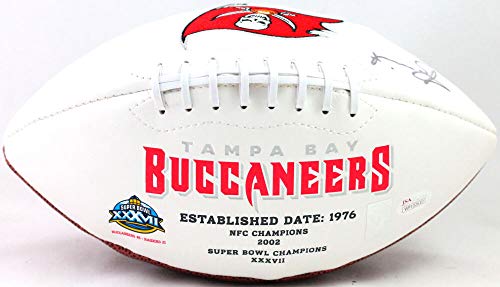 Jameis Winston Autographed Tampa Bay Buccaneers Logo Football- JSA Witnessed - 757 Sports Collectibles