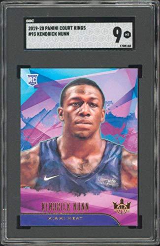 Heat Kendrick Nunn 2019 Panini Court Kings #93 Rookie Card Graded Mint 9! SGC - 757 Sports Collectibles