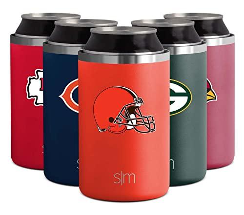Simple Modern NFL Cleveland Browns Insulated Ranger Can Cooler, for Standard Cans - Beer, Soda, Sparkling Water and More - 757 Sports Collectibles