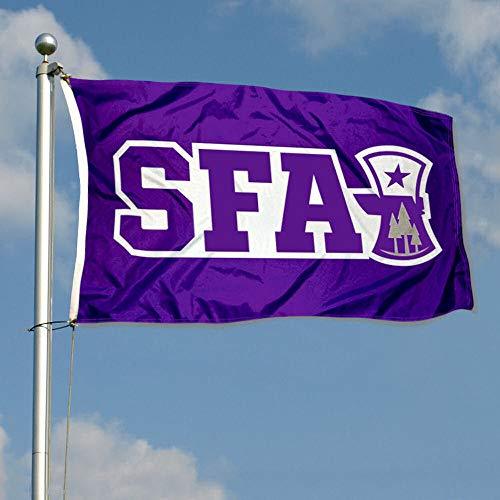 College Flags & Banners Co. Stephen F. Austin Lumberjacks SFA Axe Logo Flag - 757 Sports Collectibles