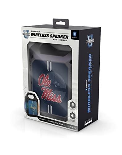NCAA Mississippi Old Miss Rebels ShockBox XL Wireless Bluetooth Speaker, Team Color - 757 Sports Collectibles