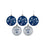 FOCO Dallas Cowboys NFL 5 Pack Shatterproof Ball Ornament Set - 757 Sports Collectibles
