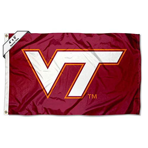 VA Tech Hokies 4 ft x 6 ft Flag - 757 Sports Collectibles