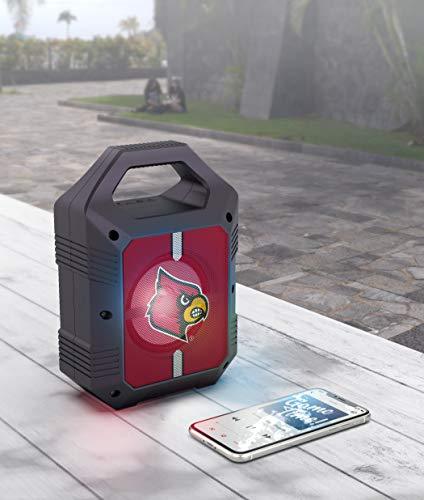 NCAA Louisville Cardinals ShockBox XL Wireless Bluetooth Speaker, Team Color - 757 Sports Collectibles