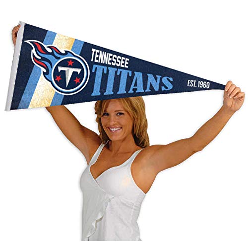 WinCraft Tennessee Titans Throwback Vintage Retro Pennant Flag - 757 Sports Collectibles