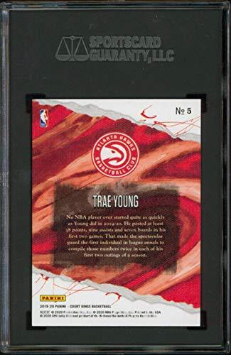 Hawks Trae Young 2019 Panini Court Kings #5 Card Graded Gem Mint 10! SGC - 757 Sports Collectibles