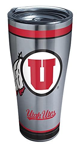 Tervis Triple Walled University of Utah Utes Insulated Tumbler Cup Keeps Drinks Cold & Hot, 30oz - Stainless Steel, Tradition - 757 Sports Collectibles