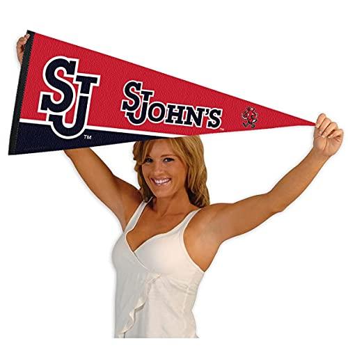 College Flags & Banners Co. St. John's Red Storm Pennant Full Size Felt - 757 Sports Collectibles