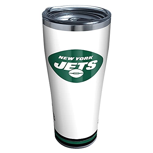 Tervis Triple Walled NFL New York Jets Arctic Insulated Tumbler Cup Keeps Drinks Cold & Hot, 30oz, Stainless Steel - 757 Sports Collectibles