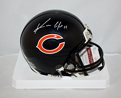 Kevin White Autographed Chicago Bears #11 white Mini Helmet- JSA Witness Auth
