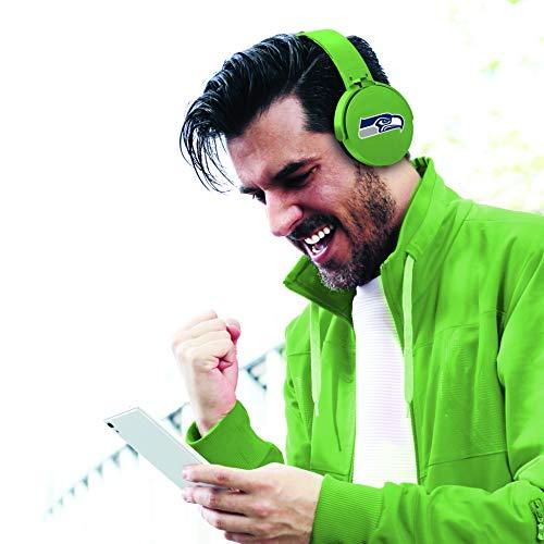 NFL Seattle Seahawks Wireless Bluetooth Headphones, Team Color - 757 Sports Collectibles