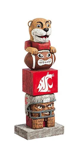 Evergreen NCAA Washington State Cougars Tiki Totem - 757 Sports Collectibles